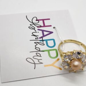 Freshwater pearl statement ring