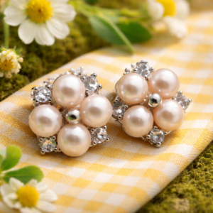 High-quality earring, freshwater pearl stud earring